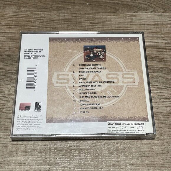 Sir Mix-A-Lot – Swass - Explicit - Very Good - Picture 2 of 7